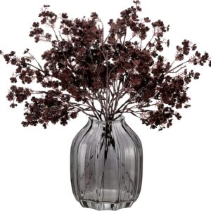 Jaky-global Babys Breath Orange Silk Artificial Flowers 6 Bundle European Fake Silk Plants Decor Wedding Party Farmhouse Decoration Bouquets Real - Image 13