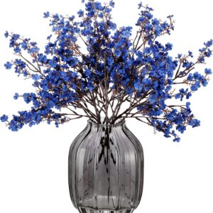 Jaky-global Babys Breath Orange Silk Artificial Flowers 6 Bundle European Fake Silk Plants Decor Wedding Party Farmhouse Decoration Bouquets Real - Image 14