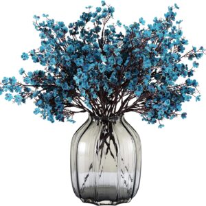 Jaky-global Babys Breath Orange Silk Artificial Flowers 6 Bundle European Fake Silk Plants Decor Wedding Party Farmhouse Decoration Bouquets Real - Image 15