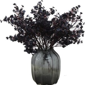 Jaky-global Babys Breath Orange Silk Artificial Flowers 6 Bundle European Fake Silk Plants Decor Wedding Party Farmhouse Decoration Bouquets Real - Image 20